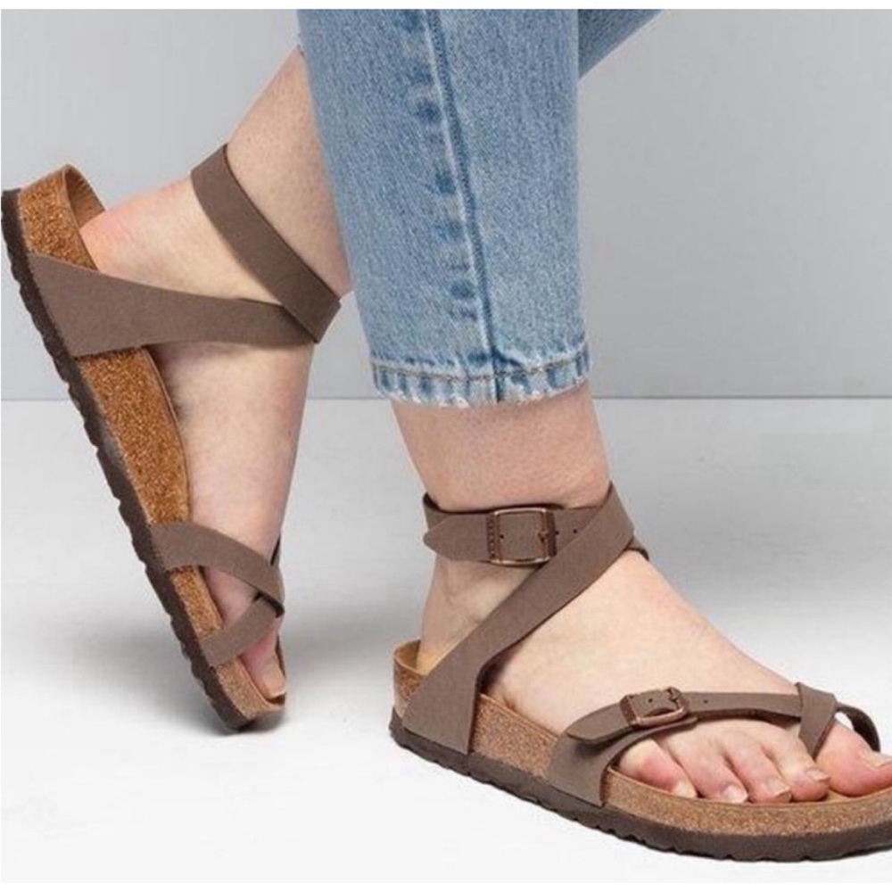 BIRKENSTOCK WOMEN’S YARA HABANA OILED LEATHER Size 39 - Picture 2 of 7